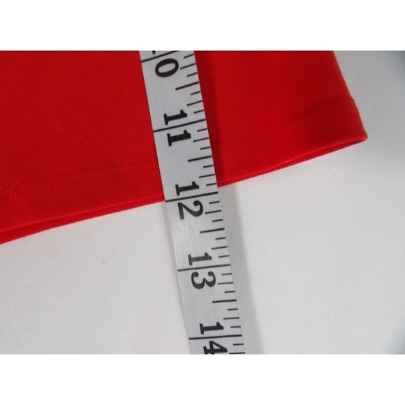 Lane Bryant Womens Red Short Sleeve Surplice Neck Pullover Mini Dress Size 14/16 - Picture 4 of 6